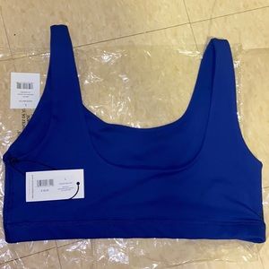 Sapphire blue sports bra size L